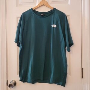 The North Face Men's XL Teal Denali Short Sleeve Tee